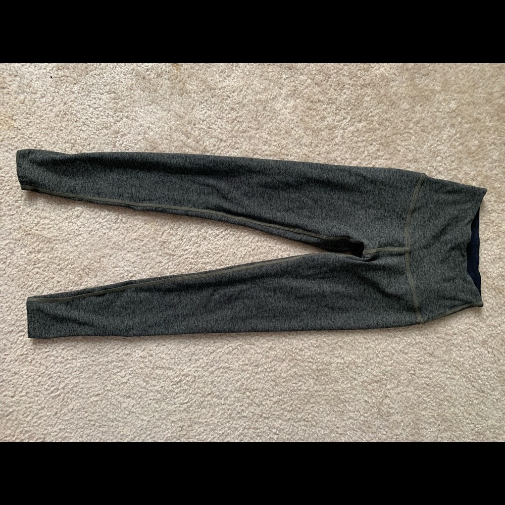 Army green high rise leggings xs